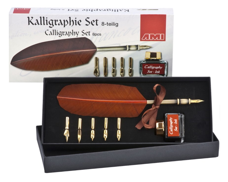 SET DE CALIGRAFIA 8 PIEZAS