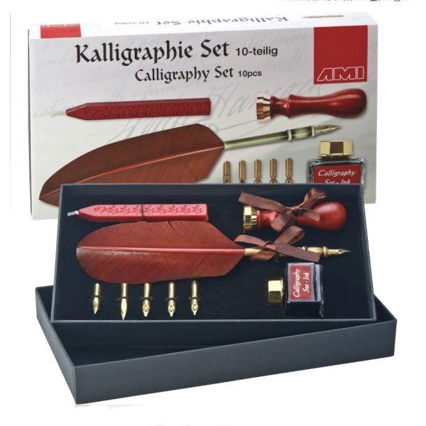SET DE CALIGRAFIA 10 PIEZAS