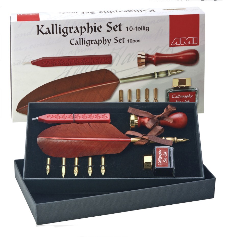 SET DE CALIGRAFIA 10 PIEZAS
