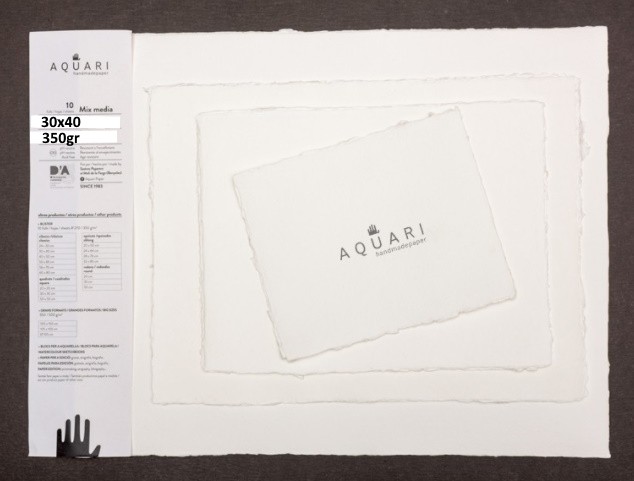 PACK AQUARI 40x30 350gr. 10 HOJAS