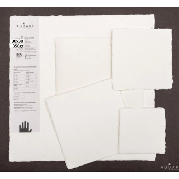 PACK AQUARI 30x30 350gr. 10 HOJAS