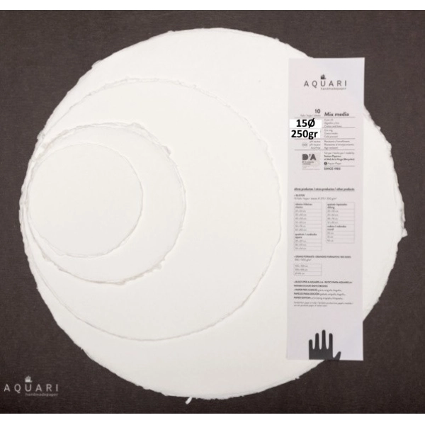 PACK AQUARI 15Ø 250gr. 15 HOJAS