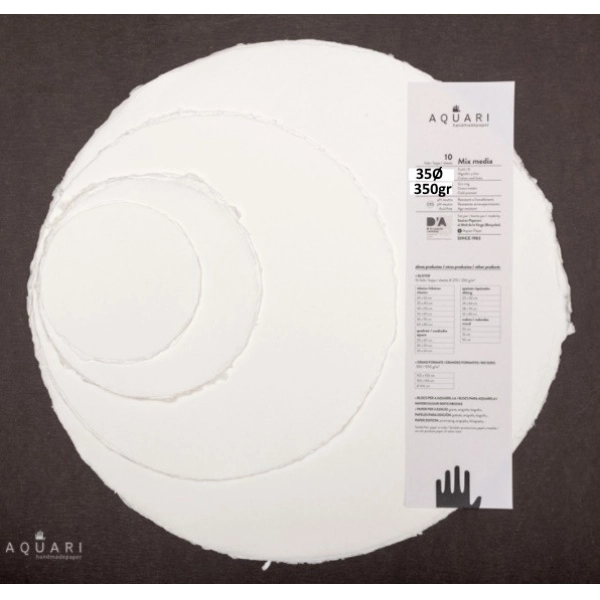 PACK AQUARI 35Ø 350gr. 10 HOJAS