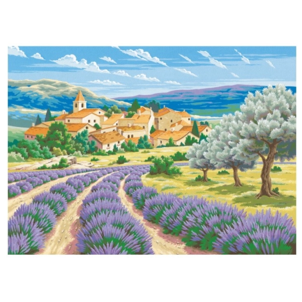 PINTAR POR NUMEROS-LAVANDA