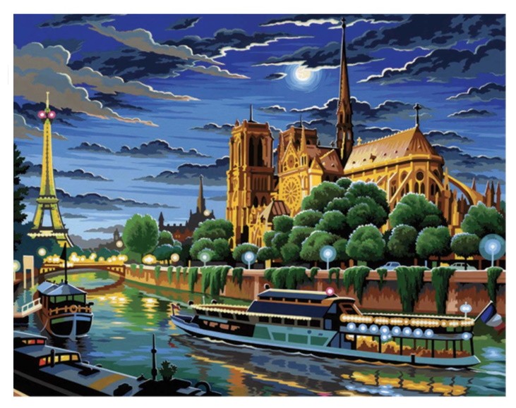 PINTAR POR NUMEROS-NOTRE DAME