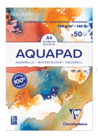 BLOC AQUAPAD A4 250g.50 hojas