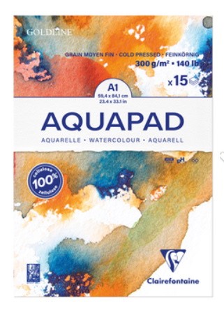 BLOC AQUAPAD A1 250g.15 hojas