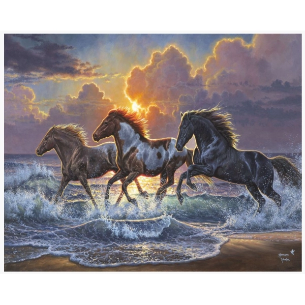 PINTAR POR NUMEROS-CABALLOS