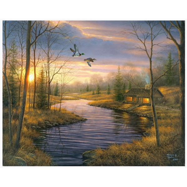 PINTAR POR NUMEROS-PAISAJE Y RIO