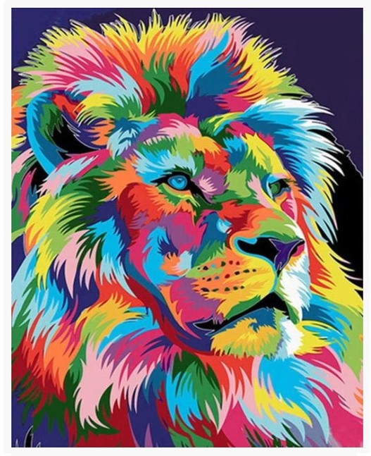 PINTAR POR NUMEROS-LEÓN POP ART 2