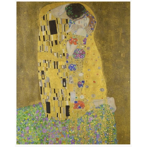 PINTAR POR NUMEROS-BESO DE KLIMT