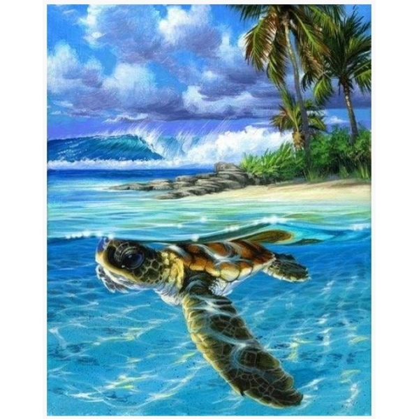 PINTAR POR NUMEROS-TORTUGA