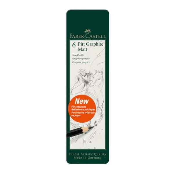 FABER MATT 6 LAPICES GRAFITO