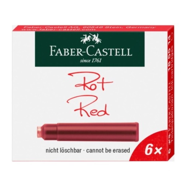 CARTUCHOS ESTILOGRÁFICA-ROJO