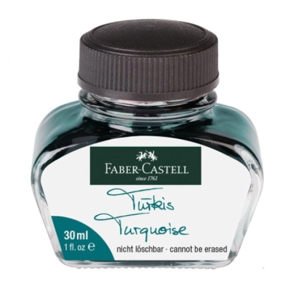 TINTA FABER-CASTELL 30ml-TURQUESA