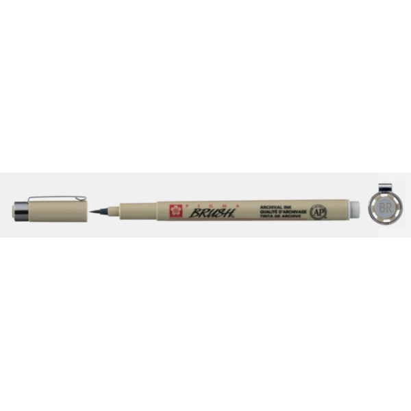 ROTULADOR PIGMA BRUSH - GRIS CLARO