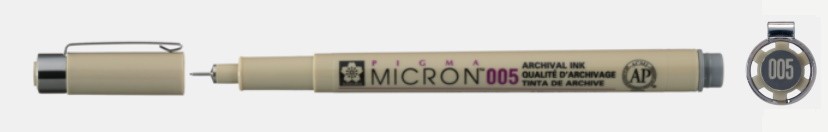PIGMA MICRON 005-GRIS
