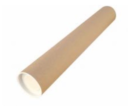 TUBO CARTÓN 112 cms. Ø7,5 cms.