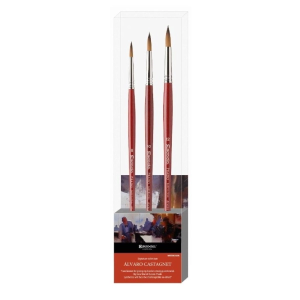 SET 3 PINCELES LARGOS ALVARO CASTAGNET