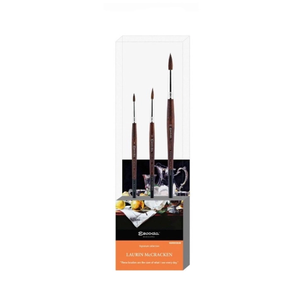 SET 3 PINCELES CORTOS LAURIN McCRACKEN