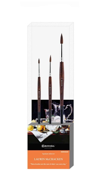 SET 3 PINCELES CORTOS LAURIN McCRACKEN
