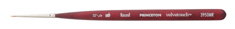 3950MR Nº12/0-PINCEL CORTO REDONDO TORAY