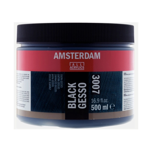 GESSO NEGRO AMSTERDAM 500 ml