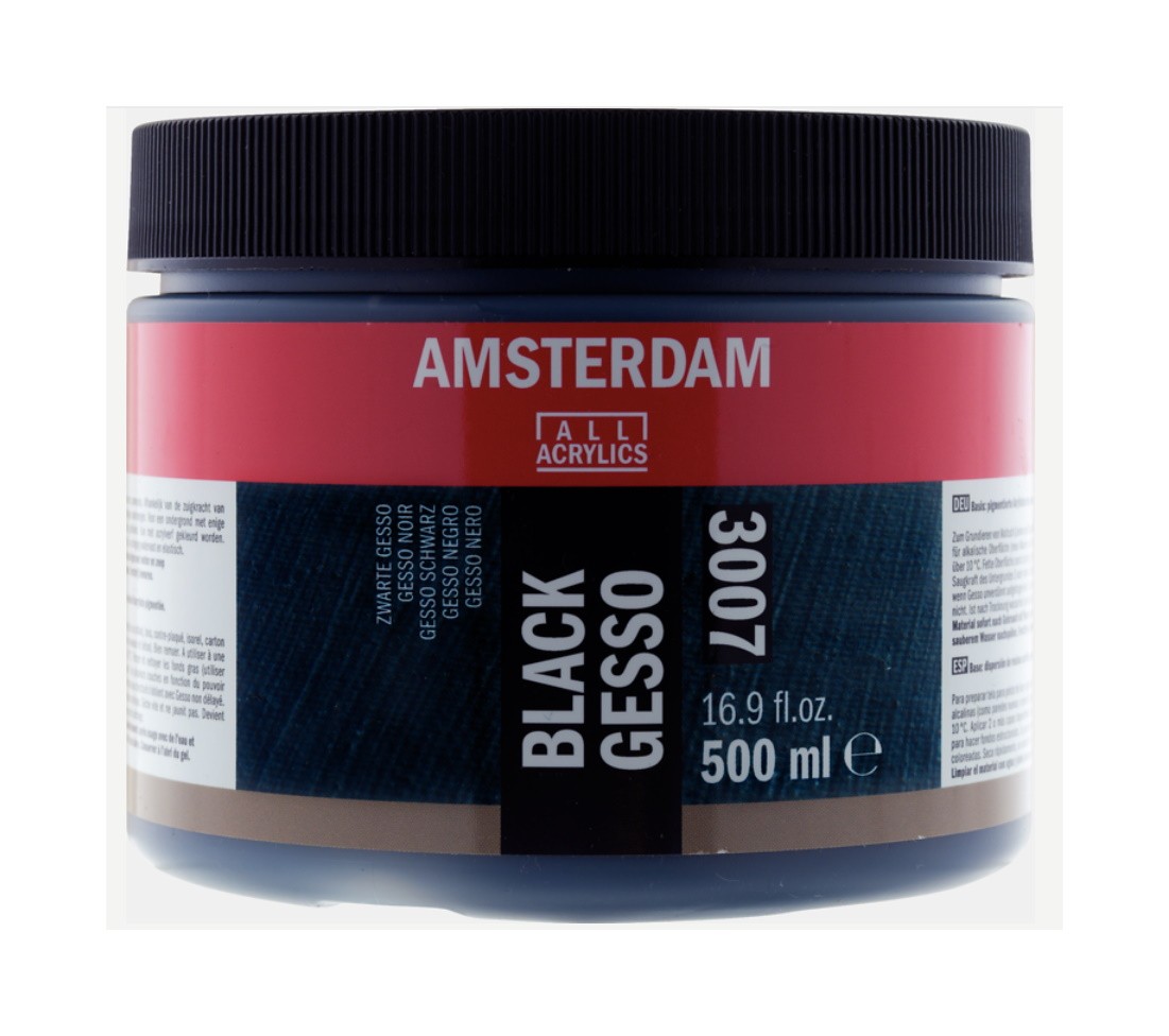 GESSO NEGRO AMSTERDAM 500 ml