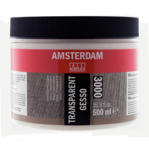 GESSO TRANSPARENTE AMSTERDAM 500 ml