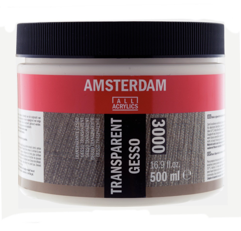 GESSO TRANSPARENTE AMSTERDAM 500 ml