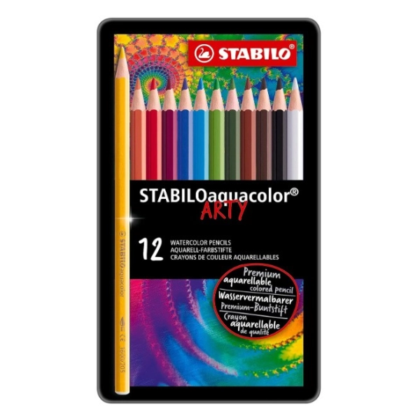 AQUACOLOR ESTUCHE 12 LAPICES ACUARELABLES