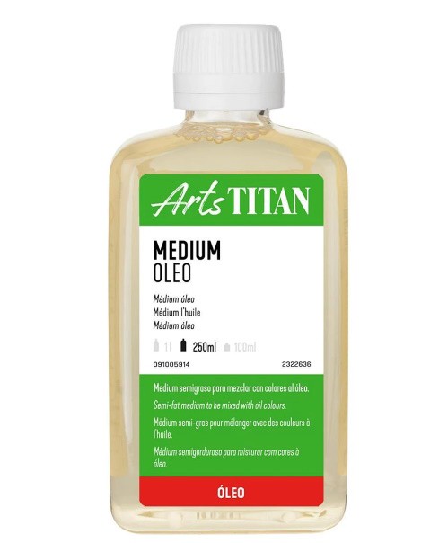 MEDIUM PARA OLEO TITAN 250 ml