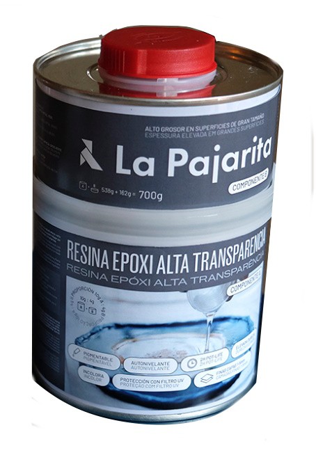 RESINA EPOXI 700gr. ALTA TRANSPARENCIA