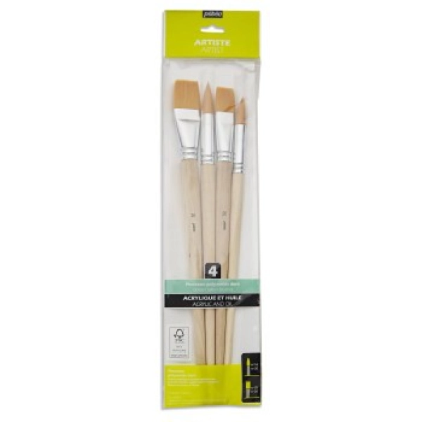 SET 4 PINCELES TORAY GRANDES