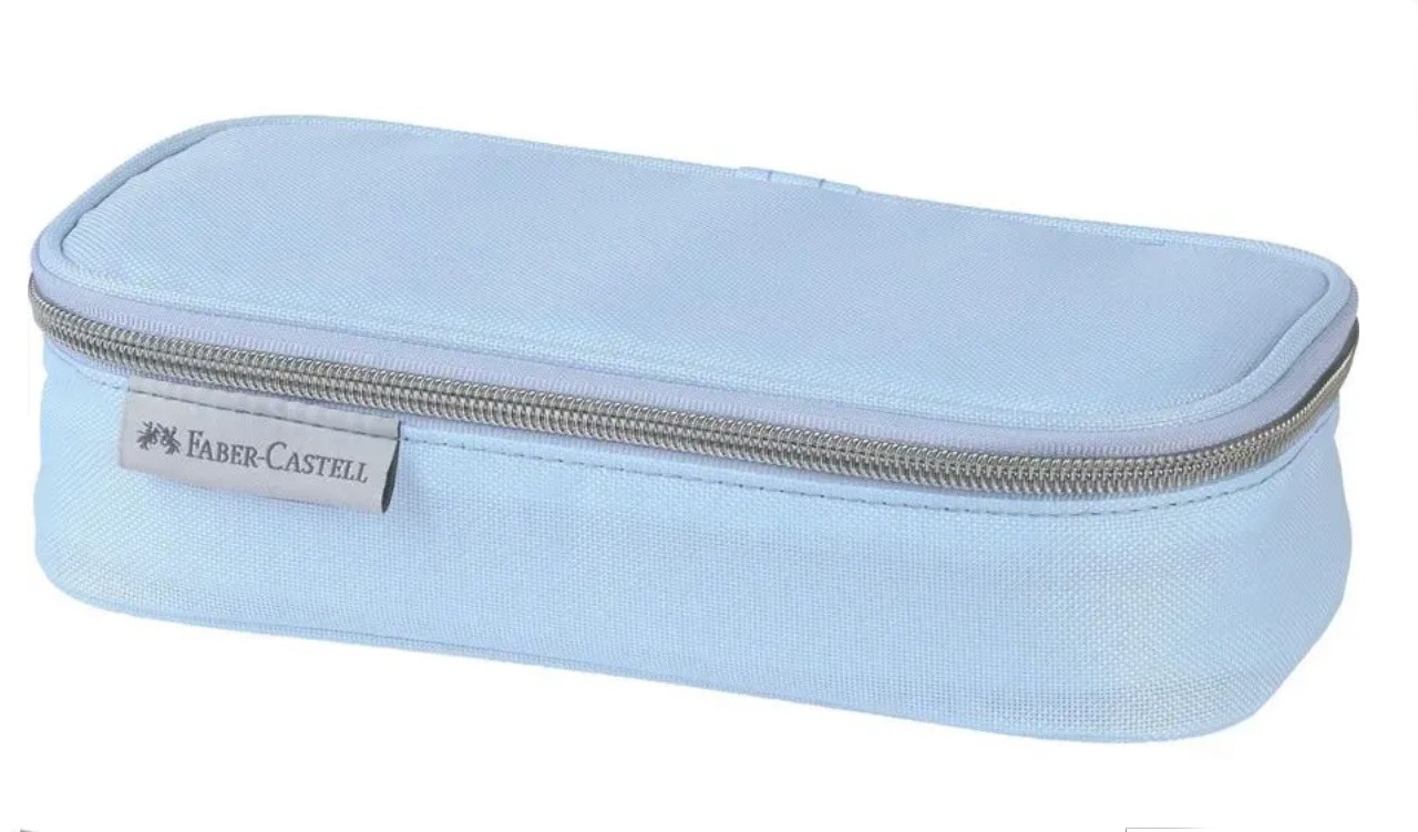 ESTUCHE FABER CASTELL AZUL