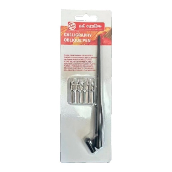 MANGO OBLICUO CON 5 PLUMILLAS