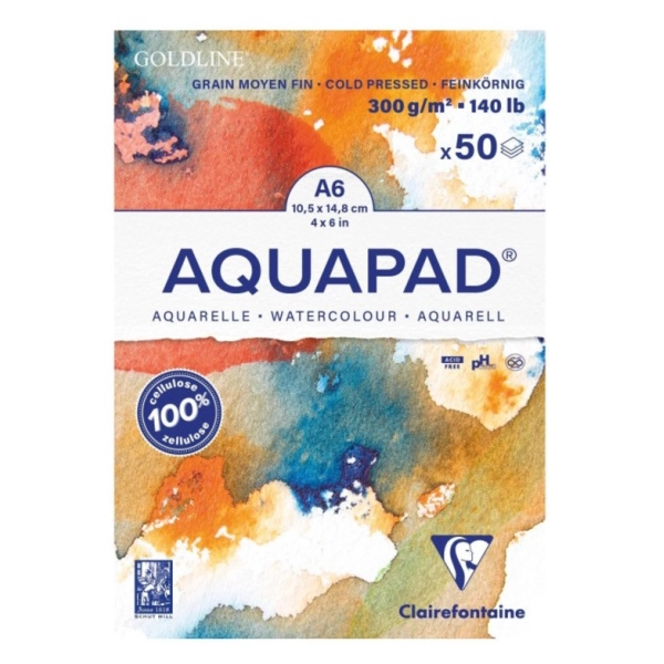 BLOC AQUAPAD A6 250g.50 hojas