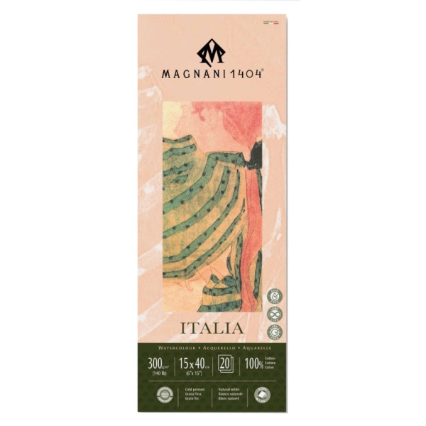 BLOC MAGNANI GRANO FINO 40x15  20 HOJAS
