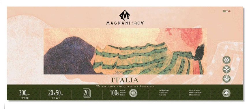BLOC MAGNANI GRANO FINO 50x20  20 HOJAS