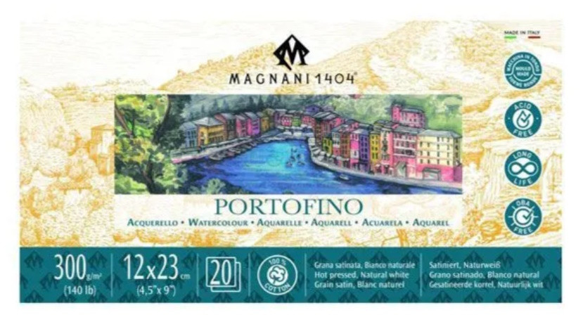 BLOC MAGNANI GRANO SATINADO 23x12 20 HOJAS