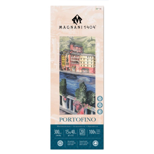 BLOC MAGNANI GRANO SATINADO 40x15 20 HOJAS