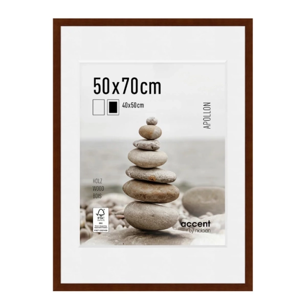MARCO NOGAL APOLLON 50x70 (40x50)
