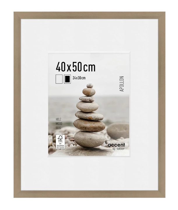 MARCO PLATA APOLLON 40x50 (24x30)