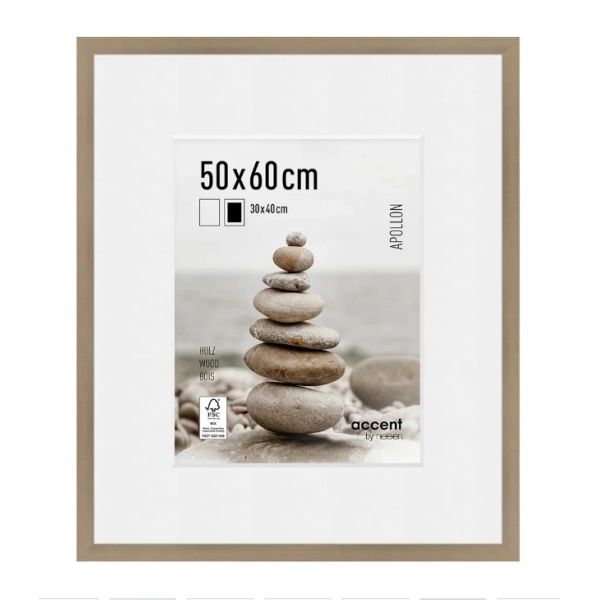 MARCO PLATA APOLLON 50x60 (30x40)