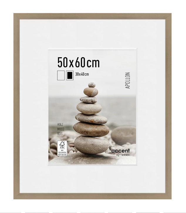 MARCO PLATA APOLLON 50x60 (30x40)