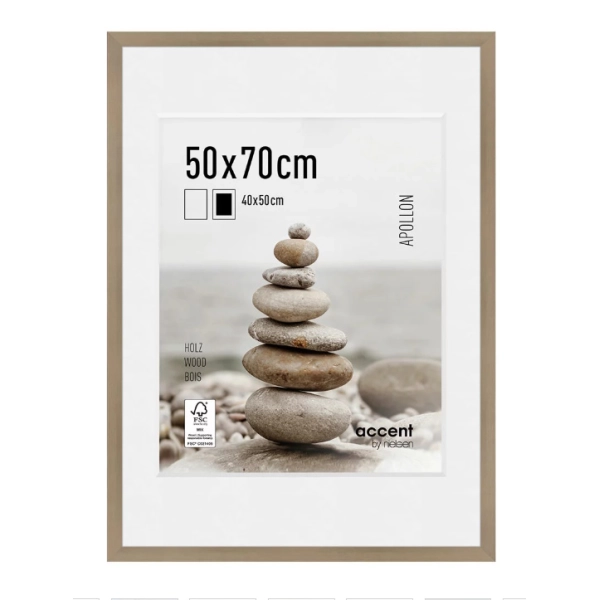 MARCO PLATA APOLLON 50x70 (40x50)