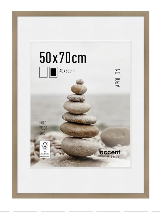 MARCO PLATA APOLLON 50x70 (40x50)