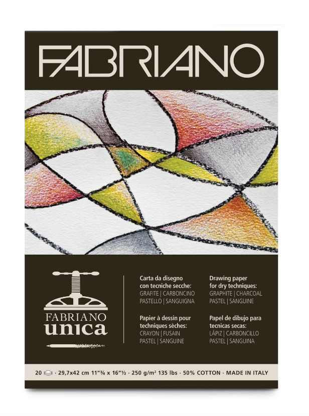 BLOC FABRIANO UNICA A3 250gr. 20 HOJAS